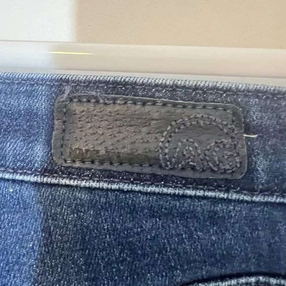 AG Adriano Goldschmied Jeans Womens 28 R Blue The Zip Skinny Zipper Stretch - Picture 15 of 16